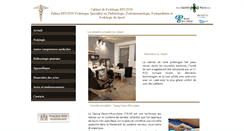 Desktop Screenshot of cabinetdepodologiebeuzon.com