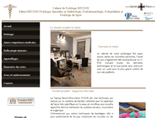 Tablet Screenshot of cabinetdepodologiebeuzon.com